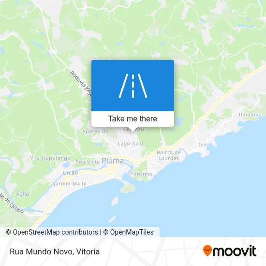 Rua Mundo Novo map