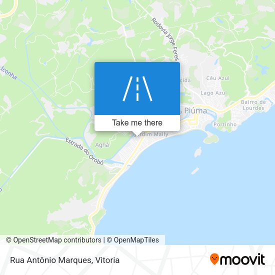 Rua Antônio Marques map