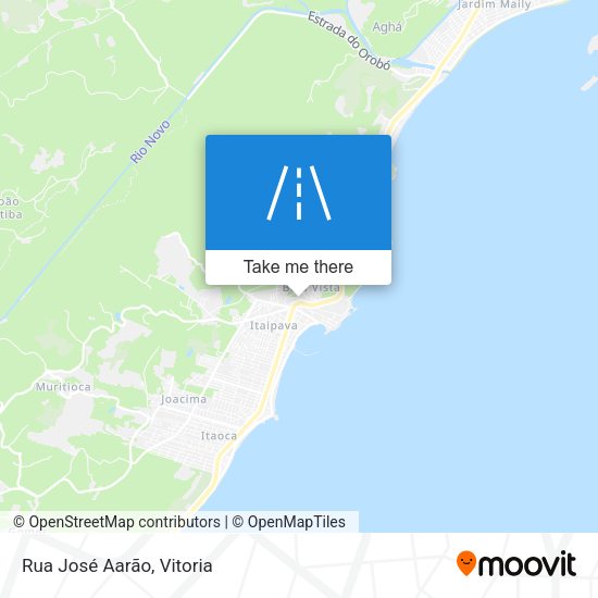 Rua José Aarão map