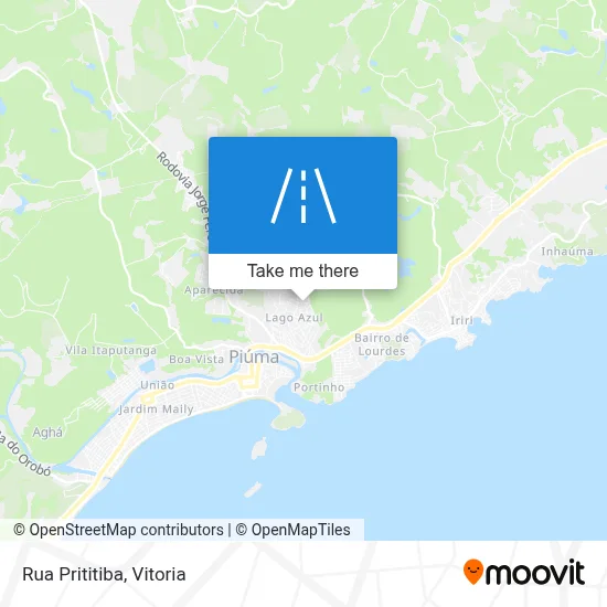 Rua Prititiba map