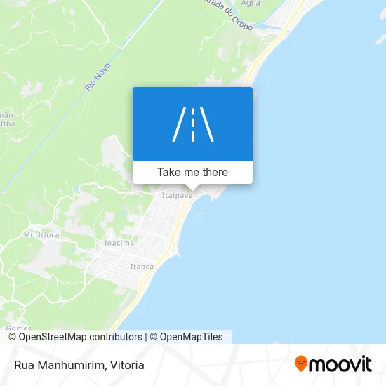 Rua Manhumirim map