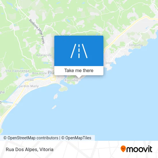 Rua Dos Alpes map