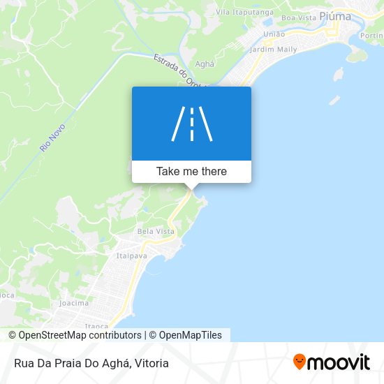 Rua Da Praia Do Aghá map