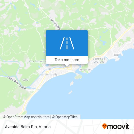 Avenida Beira Rio map