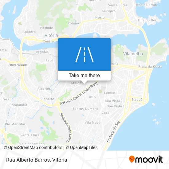 Rua Alberto Barros map