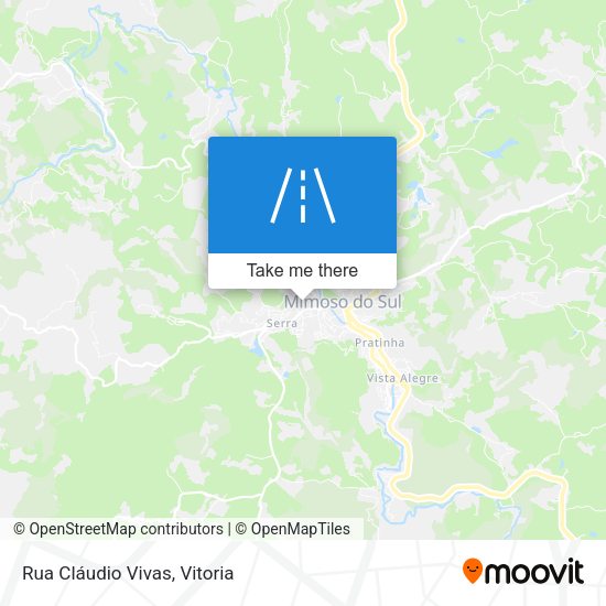 Rua Cláudio Vivas map