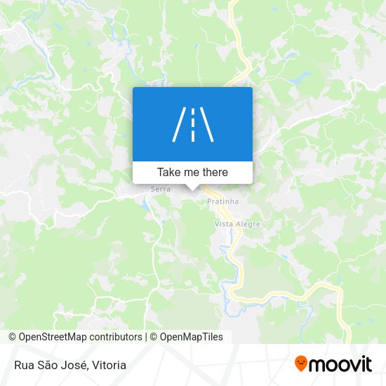 Rua São José map