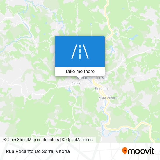 Rua Recanto De Serra map