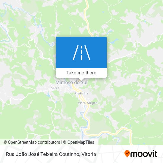 Rua João José Teixeira Coutinho map