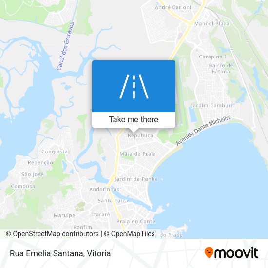 Rua Emelia Santana map