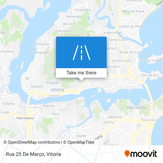 Rua 25 De Março map