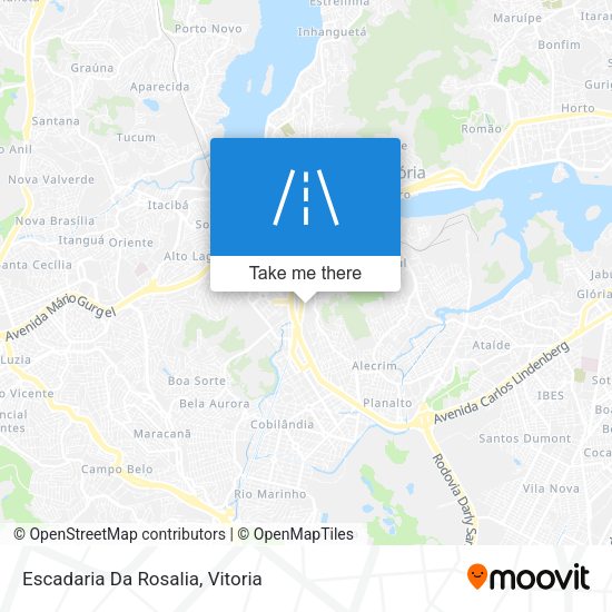 Escadaria Da Rosalia map