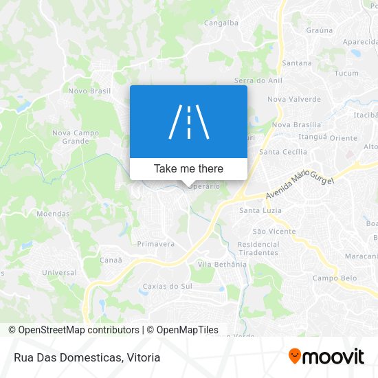 Rua Das Domesticas map