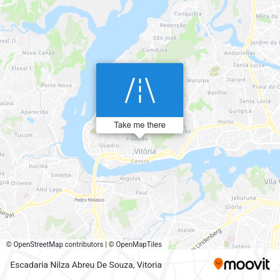 Escadaria Nilza Abreu De Souza map