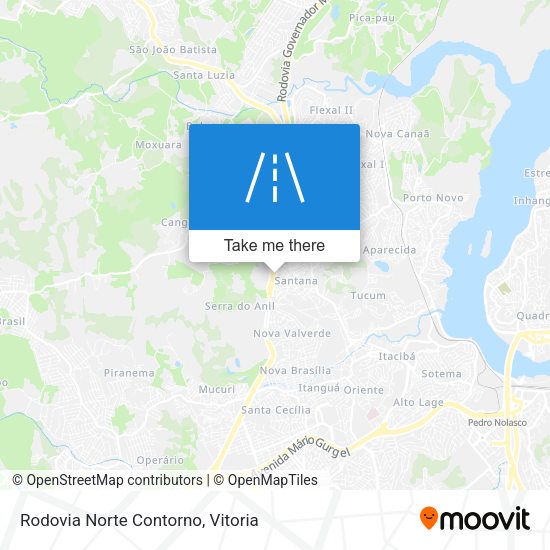 Rodovia Norte Contorno map