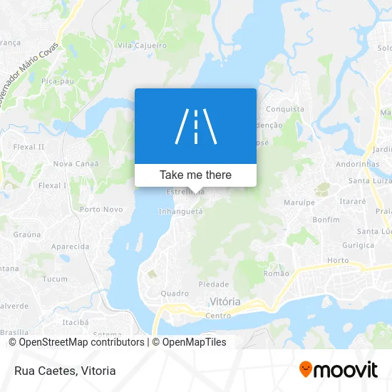 Rua Caetes map