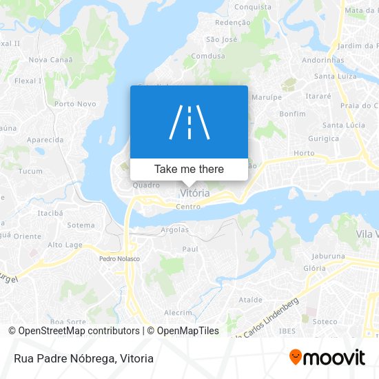 Rua Padre Nóbrega map