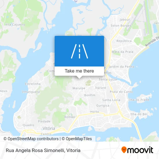 Rua Angela Rosa Simonelli map