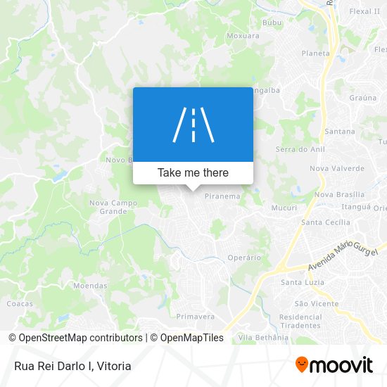 Rua Rei Darlo I map
