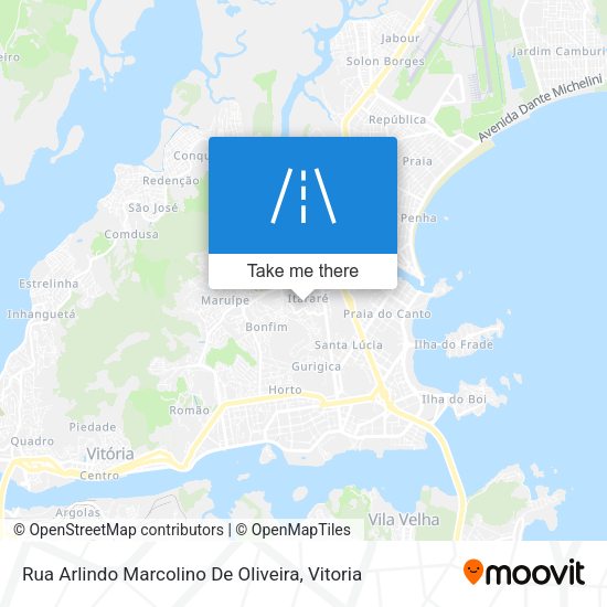 Rua Arlindo Marcolino De Oliveira map