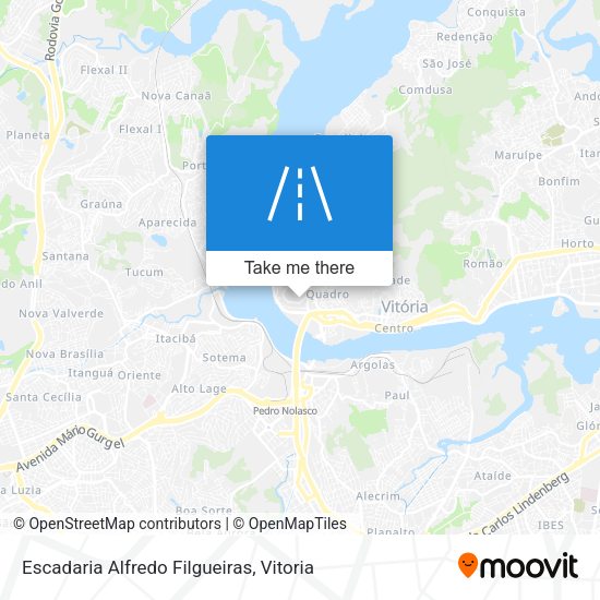 Escadaria Alfredo Filgueiras map