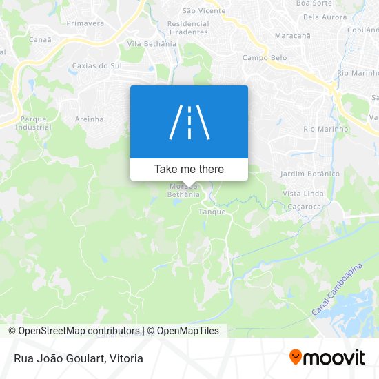Rua João Goulart map