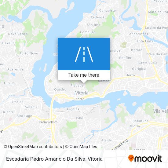 Escadaria Pedro Amâncio Da Silva map