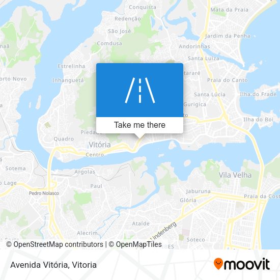Avenida Vitória map