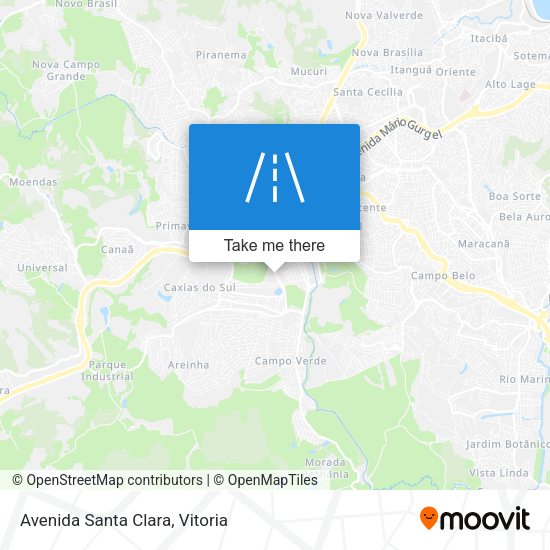 Avenida Santa Clara map