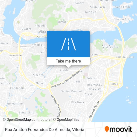 Rua Ariston Fernandes De Almeida map