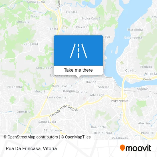 Rua Da Frincasa map