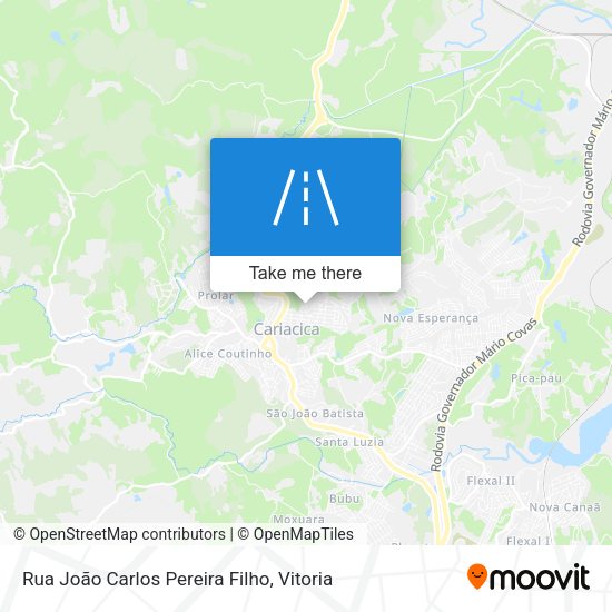Rua João Carlos Pereira Filho map