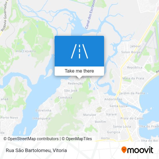 Rua São Bartolomeu map