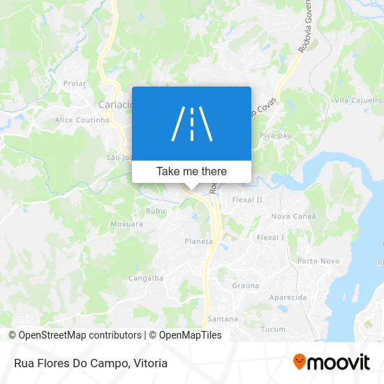 Rua Flores Do Campo map