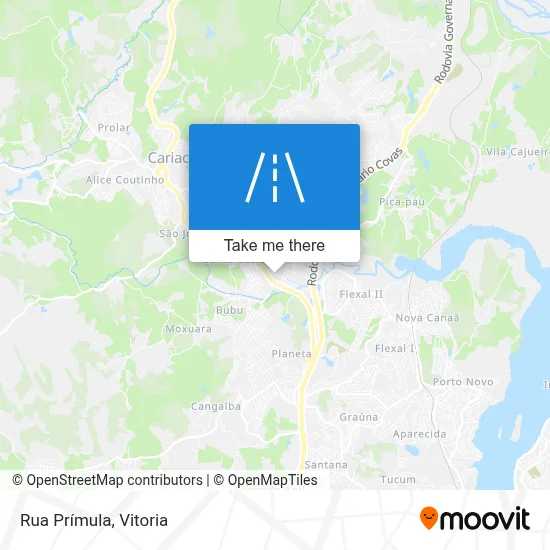 Rua Prímula map