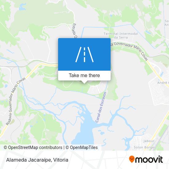 Alameda Jacaraípe map