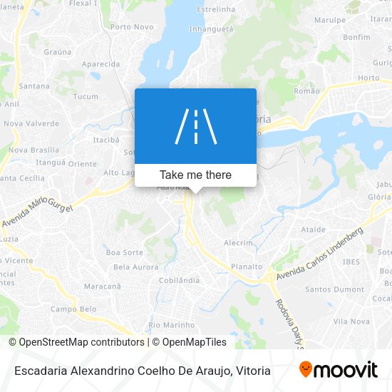 Escadaria Alexandrino Coelho De Araujo map