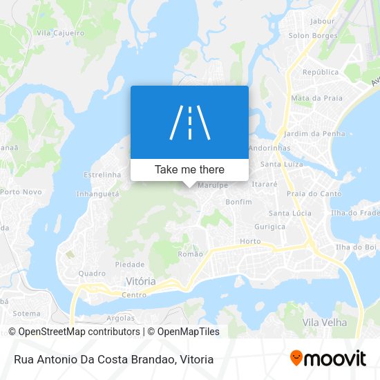 Rua Antonio Da Costa Brandao map