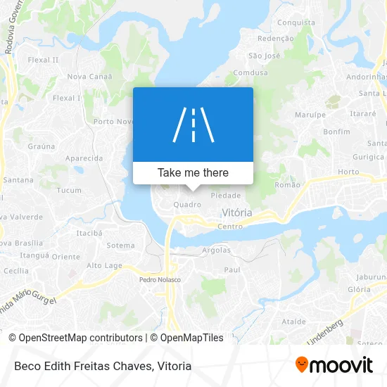 Beco Edith Freitas Chaves map