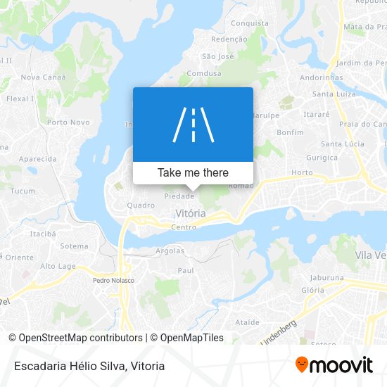 Escadaria Hélio Silva map