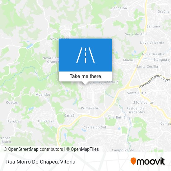 Rua Morro Do Chapeu map
