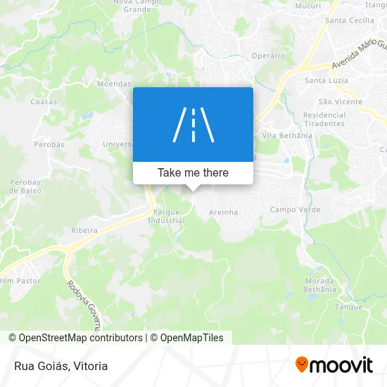 Rua Goiás map