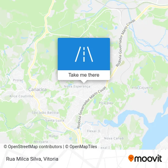 Rua Milca Silva map