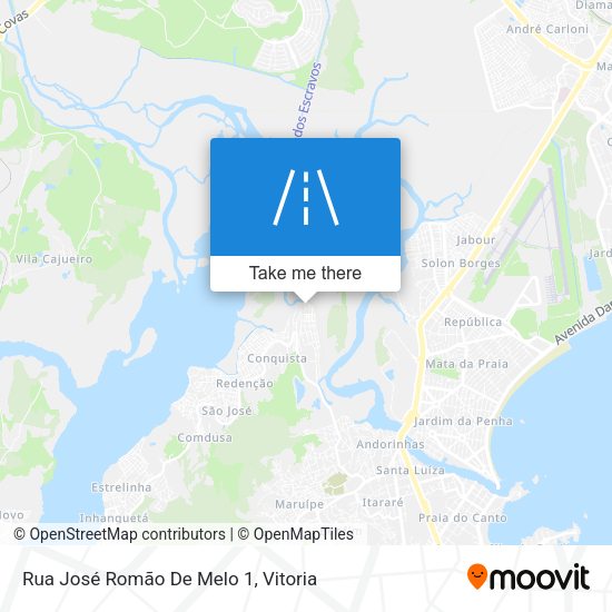 Rua José Romão De Melo 1 map