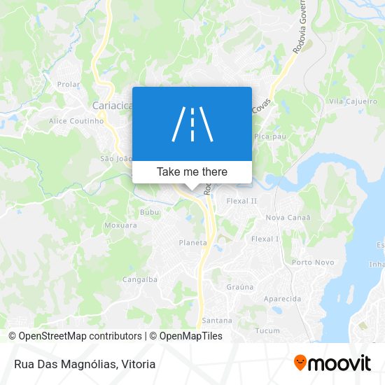 Rua Das Magnólias map