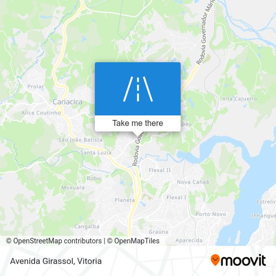 Avenida Girassol map