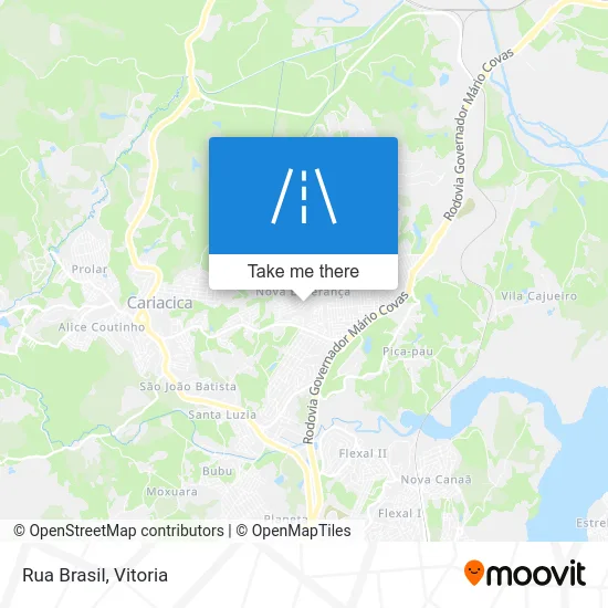 Rua Brasil map