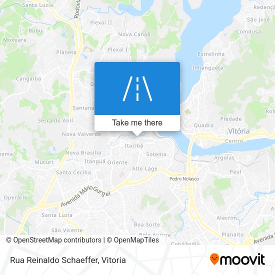 Rua Reinaldo Schaeffer map