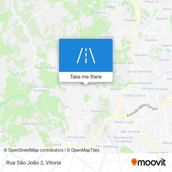 Rua São João 2 map