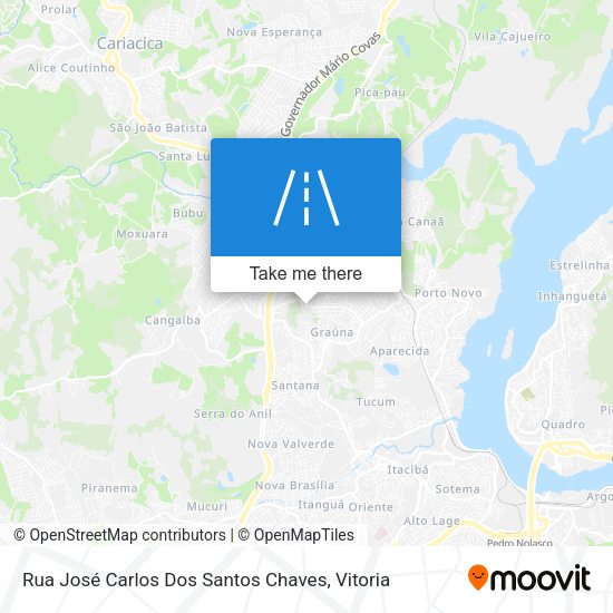 Rua José Carlos Dos Santos Chaves map